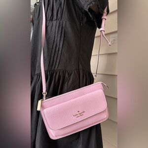 Kate Spade Leila Pebbled Leather Crossbody Bag